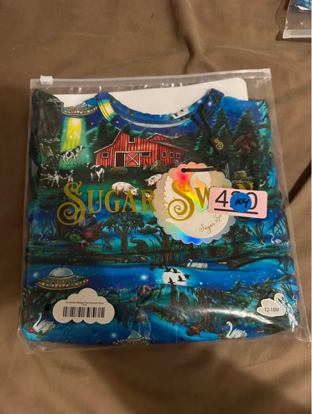 Sugar swan swamp peekaboo twirl dress